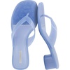 image:imageCUSHIONAIRE Toots Thong Strap Jelly Sandals for Women with Low Block HeelBlue
