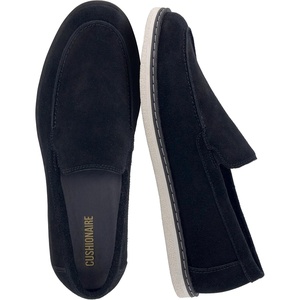 image:imageCUSHIONAIRE Caden Genuine Suede Penny Loafers for MenBlack