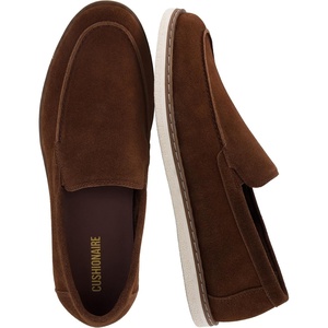 image:imageCUSHIONAIRE Caden Genuine Suede Penny Loafers for MenBrown