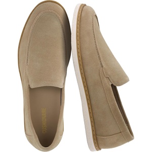 image:imageCUSHIONAIRE Caden Genuine Suede Penny Loafers for MenTan