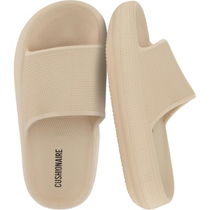 image:imageCUSHIONAIRE FeatherK Cloud Slides EVA Waterproof Pool Sandals for KidsKhaki