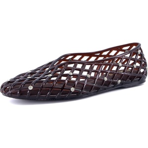 image:imageCUSHIONAIRE Sweets Ballet Jelly Flats for Women with Crystal DetailsChocolate