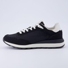 image:imageCUSHIONAIRE Kicks Fashion Sneakers for Women Lightweight NonSlip Lace Up Shoes with Memory FoamBlack