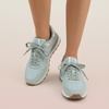 image:imageCUSHIONAIRE Kicks Fashion Sneakers for Women Lightweight NonSlip Lace Up Shoes with Memory FoamMint