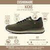image:imageCUSHIONAIRE Kicks Fashion Sneakers for Women Lightweight NonSlip Lace Up Shoes with Memory FoamOlive