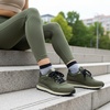 image:imageCUSHIONAIRE Kicks Fashion Sneakers for Women Lightweight NonSlip Lace Up Shoes with Memory FoamOlive
