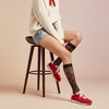 image:imageCUSHIONAIRE Kicks Fashion Sneakers for Women Lightweight NonSlip Lace Up Shoes with Memory FoamRed
