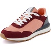 image:imageCUSHIONAIRE Kicks Fashion Sneakers for Women Lightweight NonSlip Lace Up Shoes with Memory FoamSalmonBurgundy