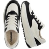 image:imageCUSHIONAIRE Score Platform Sneakers for Women Lightweight Tennis Shoes with Adjustable Laces and Memory Foam Wide Widths AvailableBlackWhite