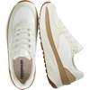 image:imageCUSHIONAIRE Score Platform Sneakers for Women Lightweight Tennis Shoes with Adjustable Laces and Memory Foam Wide Widths AvailableWhiteTan