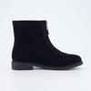 image:imageCUSHIONAIRE Dani Heart Ankle Boots for Girls with Zip Up FrontBlack