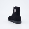image:imageCUSHIONAIRE Dani Heart Ankle Boots for Girls with Zip Up FrontBlack