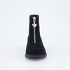 image:imageCUSHIONAIRE Dani Heart Ankle Boots for Girls with Zip Up FrontBlack