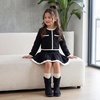 image:imageCUSHIONAIRE Jayla Slouch Boots for Girls Kids Mid Calf Pull On BootBlack