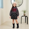 image:imageCUSHIONAIRE Jayla Slouch Boots for Girls Kids Mid Calf Pull On BootBlack