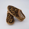 image:imageCUSHIONAIRE Keto Genuine Suede Leather Kids Slippers for Boys and Girls  Cozy SlipOn Mule House Shoes with Faux Fur Lining Cushioned Memory Foam ComfortBrown Cheetah