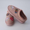 image:imageCUSHIONAIRE Keto Genuine Suede Leather Kids Slippers for Boys and Girls  Cozy SlipOn Mule House Shoes with Faux Fur Lining Cushioned Memory Foam ComfortPink
