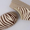 image:imageCUSHIONAIRE Keto Genuine Suede Leather Kids Slippers for Boys and Girls  Cozy SlipOn Mule House Shoes with Faux Fur Lining Cushioned Memory Foam ComfortBrown Zebra