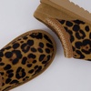 image:imageCUSHIONAIRE Keto Genuine Suede Leather Kids Slippers for Boys and Girls  Cozy SlipOn Mule House Shoes with Faux Fur Lining Cushioned Memory Foam ComfortBrown Cheetah