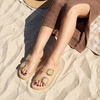image:imageCUSHIONAIRE Gummie Slip On Jelly Sandals for WomenChampagne