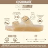 image:imageCUSHIONAIRE Gummie Slip On Jelly Sandals for WomenChampagne