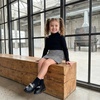 image:imageCUSHIONAIRE Rhea Girls Loafers with Rhinestone DetailBlack