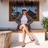 image:imageCUSHIONAIRE Soley Jelly Flip Flops for Women with Gemstone Thong StrapChocolate