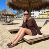 image:imageCUSHIONAIRE Sugar Jelly Flats for Women Embellished Vamp Strap Jelly ShoesChocolate