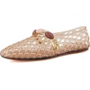 image:imageCUSHIONAIRE Sugar Jelly Flats for Women Embellished Vamp Strap Jelly ShoesMocha