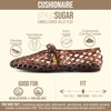 image:imageCUSHIONAIRE Sugar Jelly Flats for Women Embellished Vamp Strap Jelly ShoesTortoise