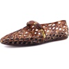 image:imageCUSHIONAIRE Sugar Jelly Flats for Women Embellished Vamp Strap Jelly ShoesTortoise