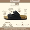 image:imageCUSHIONAIRE Lane Cork Slide Womens Sandals Comfortable Sandals for WomenBlack Oily