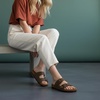 image:imageCUSHIONAIRE Lane Cork Slide Womens Sandals Comfortable Sandals for WomenBrown