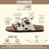 image:imageCUSHIONAIRE Lane Cork Slide Womens Sandals Comfortable Sandals for WomenBrown Cow