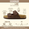 image:imageCUSHIONAIRE Lane Cork Slide Womens Sandals Comfortable Sandals for WomenBrown Oily