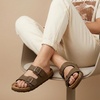 image:imageCUSHIONAIRE Lane Cork Slide Womens Sandals Comfortable Sandals for WomenBrown Rugged
