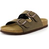 image:imageCUSHIONAIRE Lane Cork Slide Womens Sandals Comfortable Sandals for WomenBrown Rugged