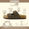 image:imageCUSHIONAIRE Lane Cork Slide Womens Sandals Comfortable Sandals for WomenBrown Rugged