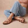 image:imageCUSHIONAIRE Lane Cork Slide Womens Sandals Comfortable Sandals for WomenGold Rose