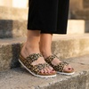 image:imageCUSHIONAIRE Lane Cork Slide Womens Sandals Comfortable Sandals for WomenLeopard