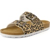 image:imageCUSHIONAIRE Lane Cork Slide Womens Sandals Comfortable Sandals for WomenLeopard