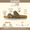 image:imageCUSHIONAIRE Lane Cork Slide Womens Sandals Comfortable Sandals for WomenLeopard