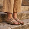 image:imageCUSHIONAIRE Lane Cork Slide Womens Sandals Comfortable Sandals for WomenTaupe