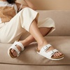 image:imageCUSHIONAIRE Lane Cork Slide Womens Sandals Comfortable Sandals for WomenWhite