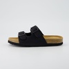 image:imageCUSHIONAIRE Lane Kids Sandals Comfortable Cork Footbed Slide with Adjustable Straps and Supportive Design for Boys and Girls SandalsBlack