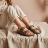 image:imageCUSHIONAIRE Lane Kids Sandals Comfortable Cork Footbed Slide with Adjustable Straps and Supportive Design for Boys and Girls SandalsBrown Nubuck