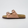 image:imageCUSHIONAIRE Lane Kids Sandals Comfortable Cork Footbed Slide with Adjustable Straps and Supportive Design for Boys and Girls SandalsRose Gold