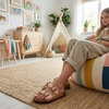 image:imageCUSHIONAIRE Lane Kids Sandals Comfortable Cork Footbed Slide with Adjustable Straps and Supportive Design for Boys and Girls SandalsRose Gold