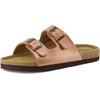 image:imageCUSHIONAIRE Lane Kids Sandals Comfortable Cork Footbed Slide with Adjustable Straps and Supportive Design for Boys and Girls SandalsRose Gold
