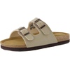 image:imageCUSHIONAIRE Lane Kids Sandals Comfortable Cork Footbed Slide with Adjustable Straps and Supportive Design for Boys and Girls SandalsStone Nubuck